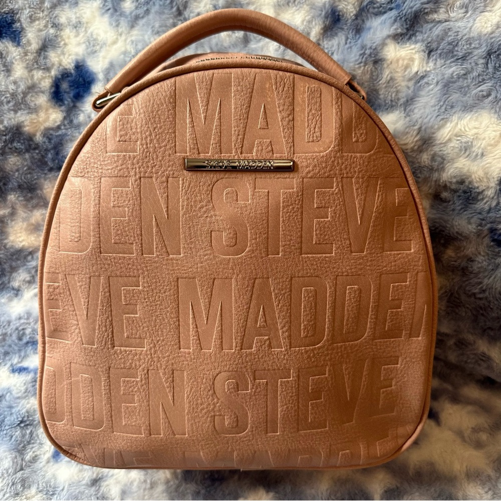 Steve Madden Soft Pink Mini Backpack Purse